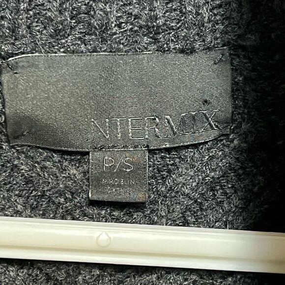 INTERMIX
Gina Zip-Up Grey Fit and Flare Chunky Cable Knit Wool Cardigan Sz S - Picture 5 of 7